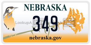 349  license plate in NE