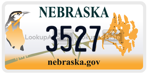 3527  license plate in NE
