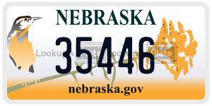 35446  license plate in NE