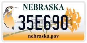 35E690  license plate in NE