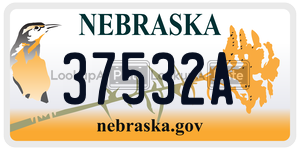 37532A  license plate in NE
