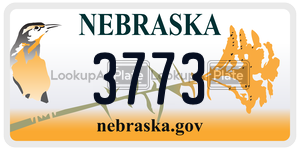 3773 license plate in Nebraska