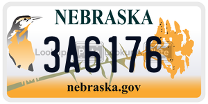 3A6176  license plate in NE