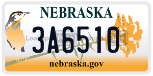 3A6510  license plate in NE
