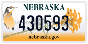 430593  license plate in NE