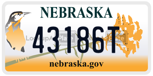 43186T  license plate in NE