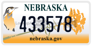 433578  license plate in NE