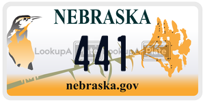 441  license plate in NE