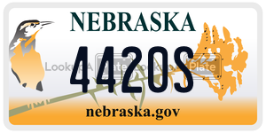 4420S  license plate in NE