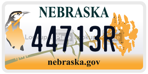 44713R license plate in Nebraska