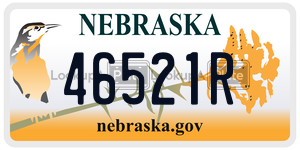 46521R  license plate in NE