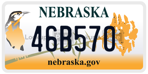 46B570  license plate in NE