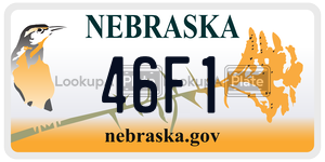46F1  license plate in NE