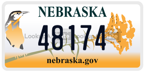 48174  license plate in NE