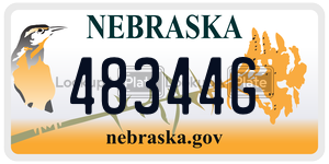 48344G  license plate in NE