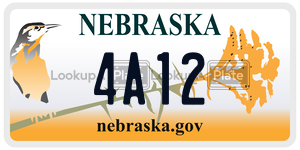 4A12  license plate in NE