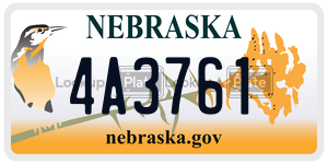 4A3761  license plate in NE