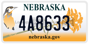 4A8633 license plate in Nebraska