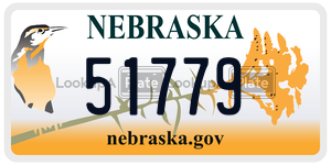 51779  license plate in NE