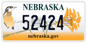 52424  license plate in NE
