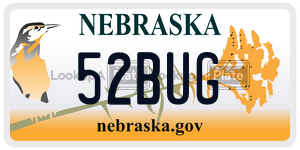 52BUG  license plate in NE