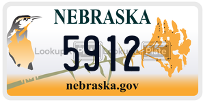 5912  license plate in NE
