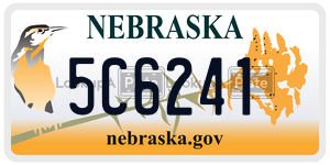 5C6241 license plate in Nebraska