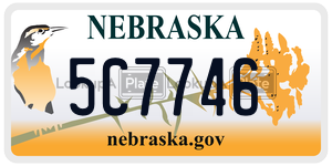 5C7746  license plate in NE