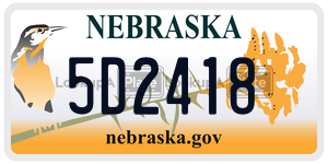 5D2418  license plate in NE