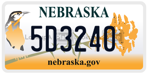 5D3240  license plate in NE