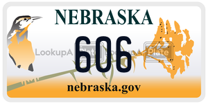 606  license plate in NE