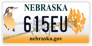 615EU  license plate in NE