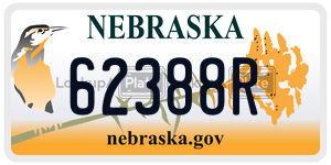 62388R license plate in Nebraska