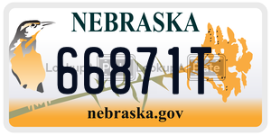 66871T  license plate in NE