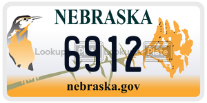 6912  license plate in NE