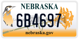 6B4697  license plate in NE