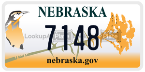 7148  license plate in NE