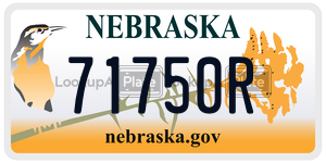 71750R  license plate in NE