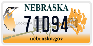 71D94  license plate in NE