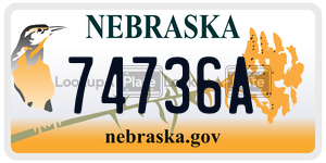 74736A  license plate in NE