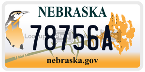 78756A  license plate in NE