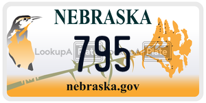 795  license plate in NE