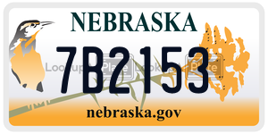 7B2153  license plate in NE