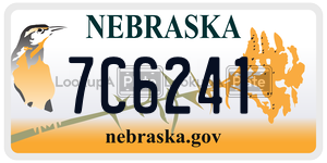 7C6241  license plate in NE