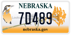 7D489  license plate in NE