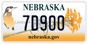 7D900  license plate in NE