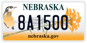 8A1500  license plate in NE