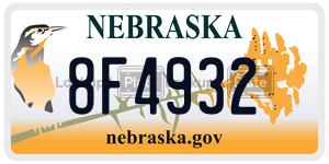8F4932  license plate in NE