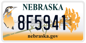 8F5941  license plate in NE