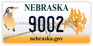 9002  license plate in NE